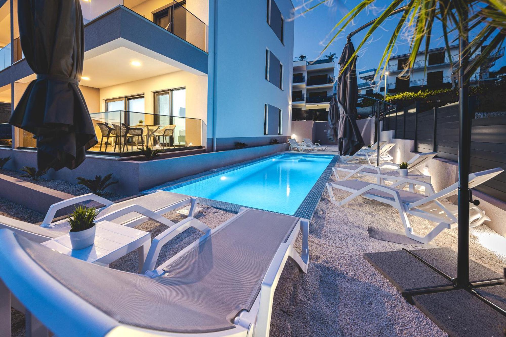 Adriatic Garden Apartments Okrug Gornji Buitenkant foto