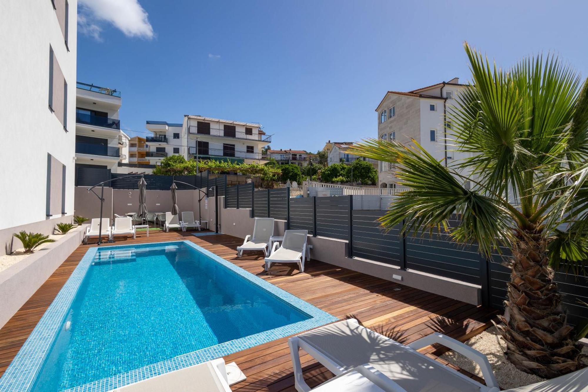Adriatic Garden Apartments Okrug Gornji Buitenkant foto